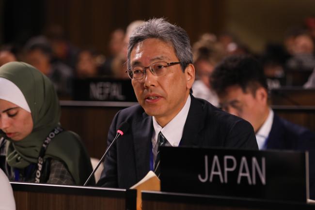 Hiroshi Ono, Co-Facilitator for the Open-Ended Consultations