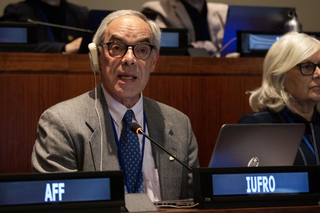 John Parrota, President, IUFRO - UNFF18 - 9May2023 - Photo