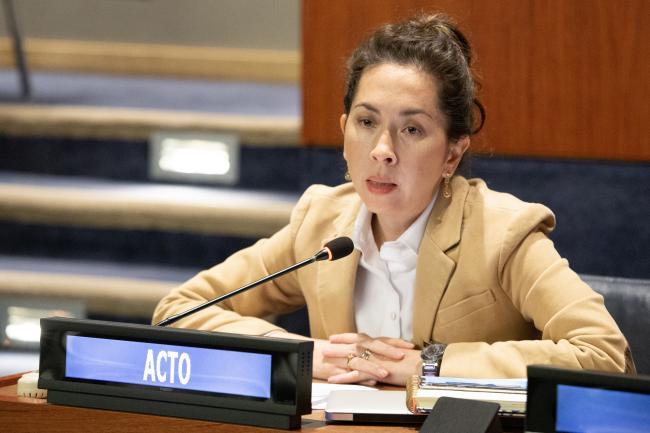 María Alexandra Moreira López, Secretary-General, ACTO - UNFF18 - 12May2023 - Photo