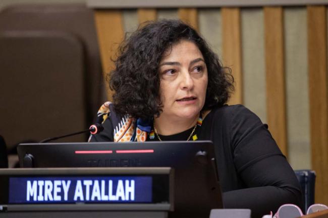 Mirey Atallah, Head of Nature for Climate Branch, United Nations Environment Programme - UNFF18 - 11May2023- Photo