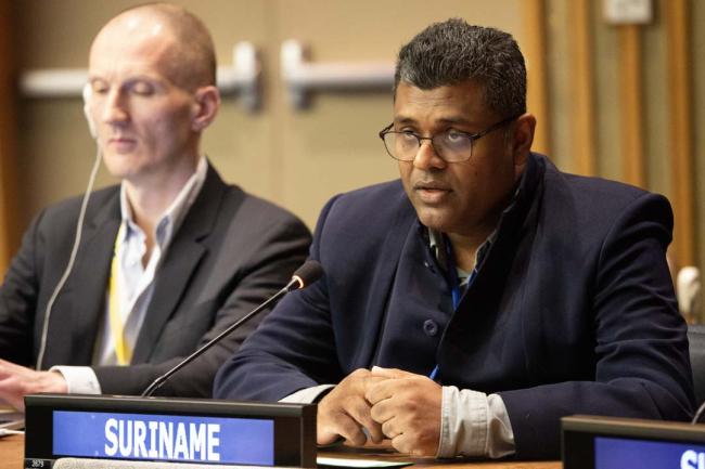 Ritesh Sardjoe, Suriname - UNFF18 - 11May2023 - Photo