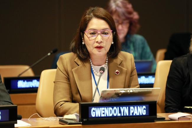 Gwendolyn Pang, Secretary-General, Philippines Red Cross