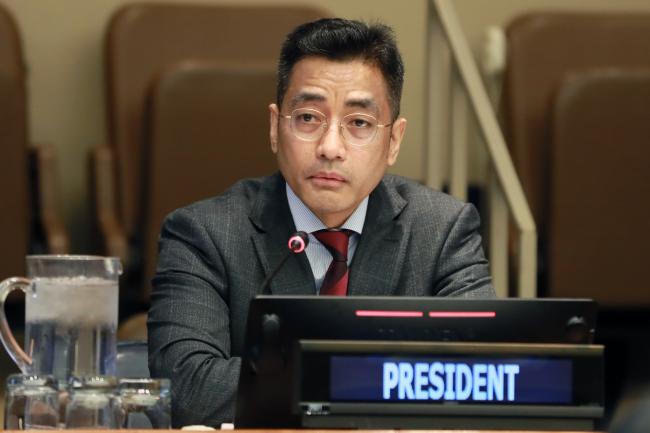 Ariel Peñaranda, Ambassador and Deputy Permanent Representative at the Philippines Mission to the UN, Chair of the Drafting Committee