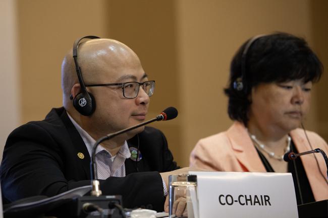 Elected Chairperson Tom Bui, Canada - GEF64 - 27 June 2023 - Photo