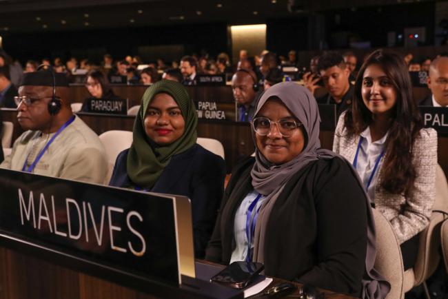 Delegates from Maldives