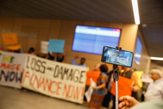 Civil society demonstration 