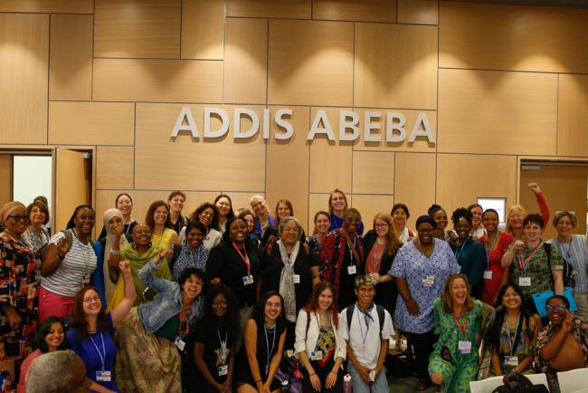 Family photo of the Women and Gender constituency