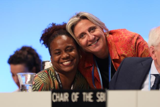 Karen Smith and Laurence Pollier, UNFCCC Secretariat