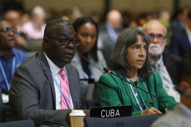 Pedro Pedroso Cuesta, Cuba, on behalf of the G-77/China