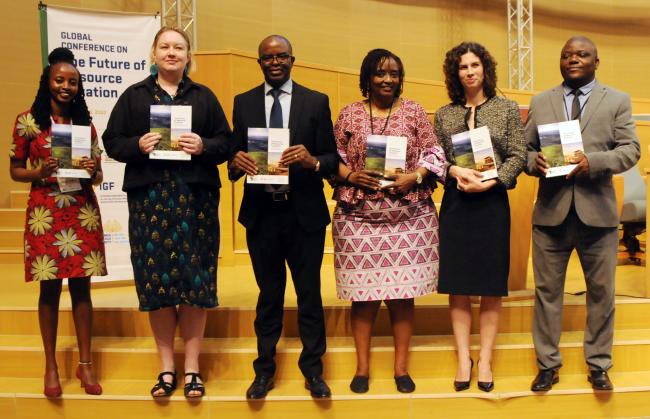 Group photo during the launch of the book 'The Future of Resource Taxation: 10 Policy Ideas to Mobilize Mining Revenues'