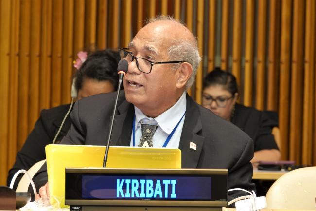 Ambassador Teburoro Tito, Kiribati