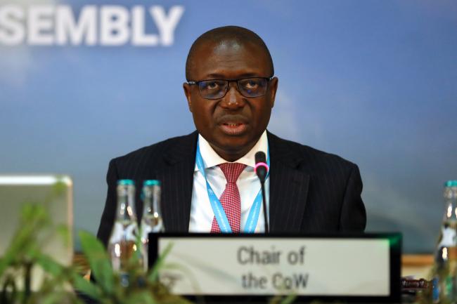Damptey Bediako Asare, Chair of the Committee of the Whole, Ghana