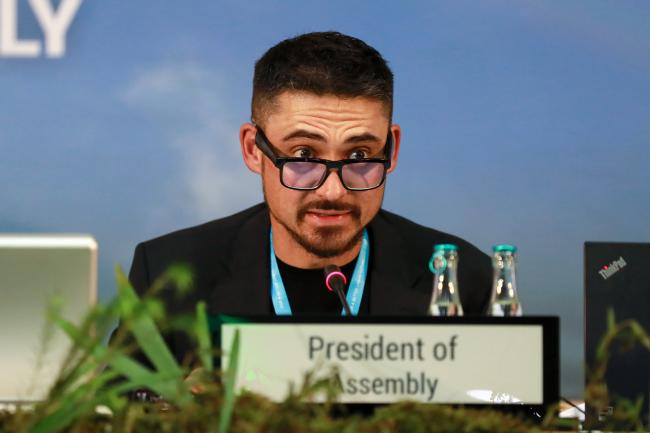 UN Habitat Assembly President Román Meyer Falcón, Secretary of Agrarian, Land, and Urban Development, Mexico