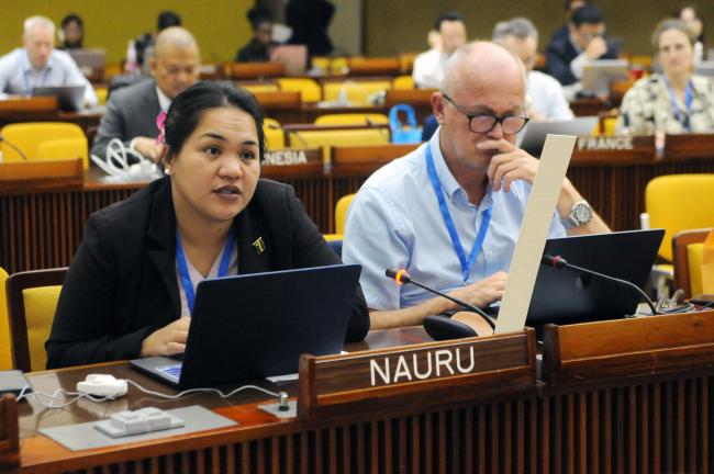 Anastasia Julius and Chris Brown, Nauru