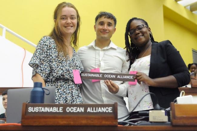 Anne-Sophie Roux, Gonzalo Daniel Caceres Bartra, and Khadija Steward, Sustainable Ocean Alliance 