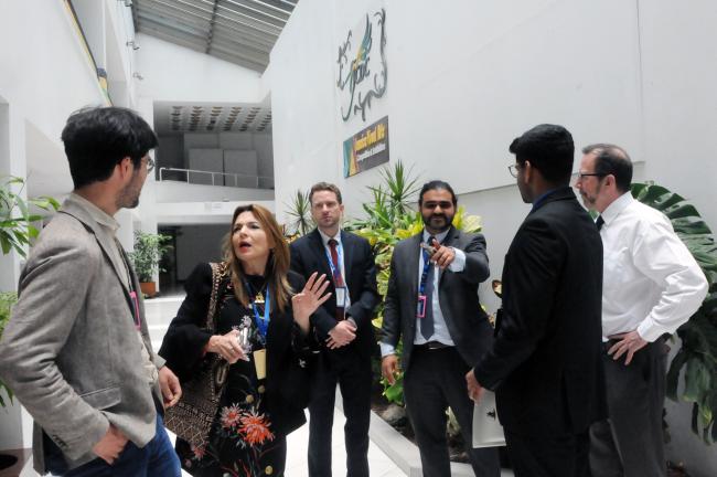 Delegates and observers between sessions