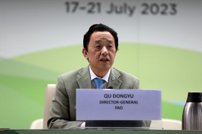 Qu Dongyu, Director-General, FAO