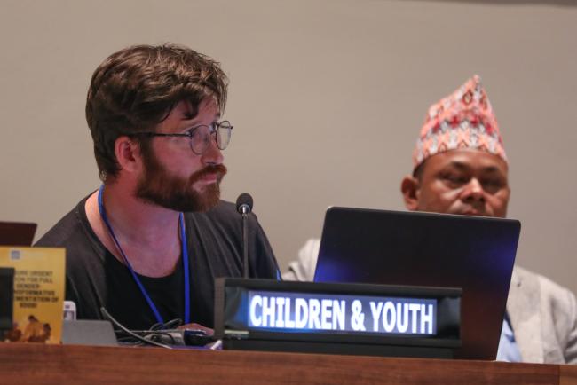 Daniel Hummer, Major Group for Children and Youth (MGCY)