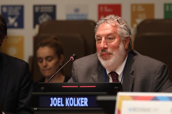 Joel Kolker, Global Lead for Water and Finance, World Bank