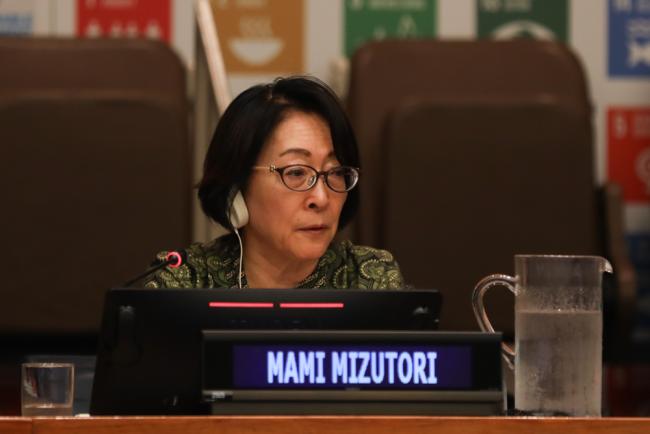 Mami Mizutori, Head, UN Office for Disaster Risk Reduction (UNDRR)