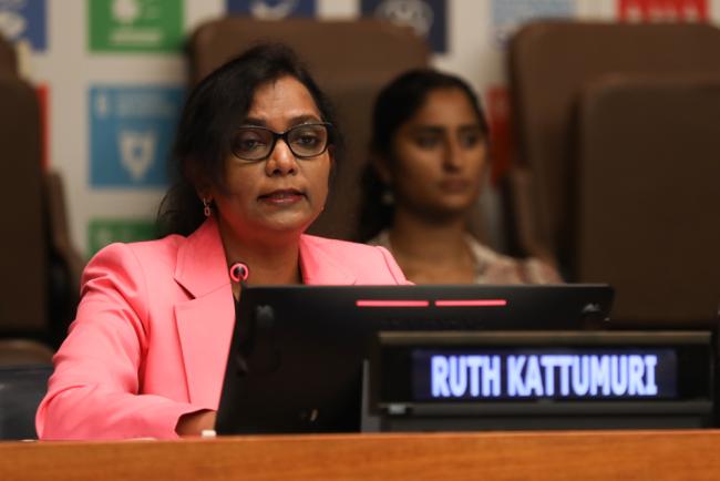 Ruth Kattumuri, Senior Director of Economic, Youth and Sustainable Development Directorate, Commonwealth Secretariat