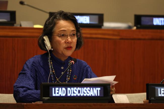 Armida Salsiah Alisjahbana, Executive Secretary, UN Economic and Social Commission for Asia and the Pacific (ESCAP)