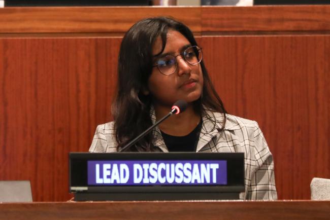 Krishtee Sukhbilas, Global Steering Committee, Major Group for Children and Youth (MGCY)