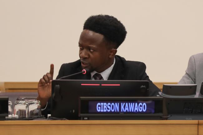 Gibson Kawago, Office of the UN Secretary-General's Envoy for Youth