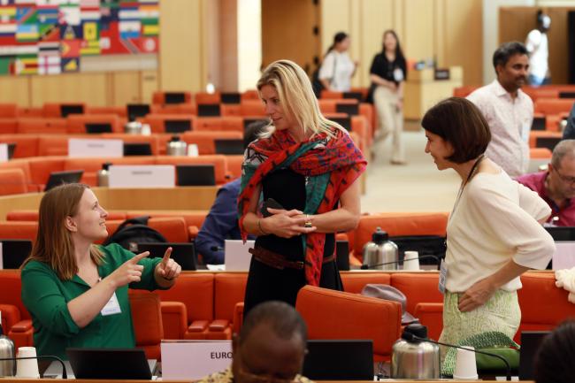 From L-R: Seline Bregman; Kim van Seeters; and Marliese von den Driesch, Europe