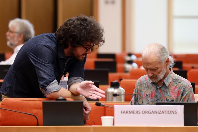 Stefano Mori and Guy Kastler, Farmers' Organization