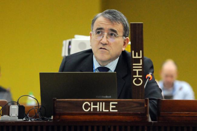 José Antonio Cabedo, Chile