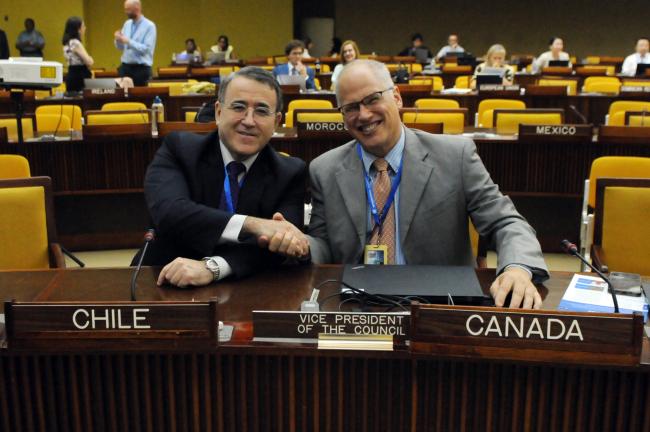 José Antonio Cabedo, Chile, and Patrice Laquerre, Canada