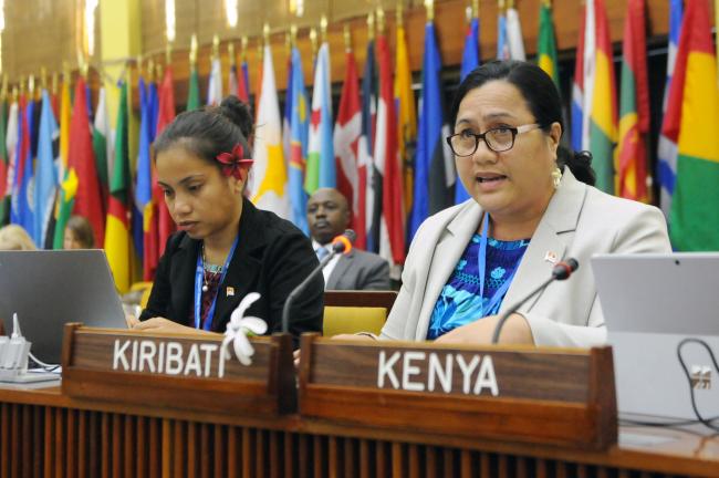 Josephine Moote, Kiribati