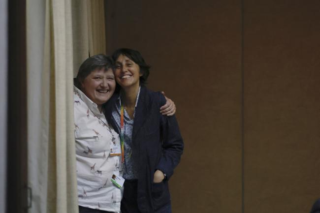 María José Sanz Sánchez, Spain, and María Gutiérrez, Earth Negotiations Bulletin