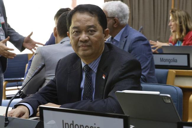 Newly-elected WGI Vice-Chair Edwin Aldrian, Indonesia