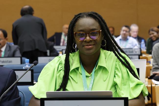 Newly-elected WGI Vice-Chair Nana Ama Browne Klutse, Ghana 