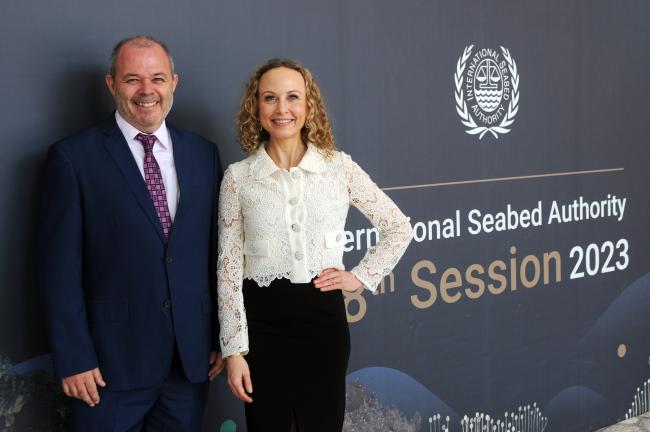 Pablo Andrés Vidal and Noémie Wouters, ISA Secretariat