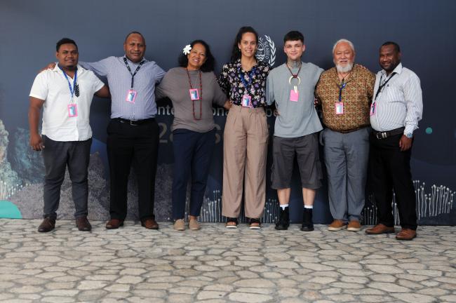 Representatives from the Pacific Islands