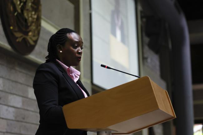 Soipan Tuya, Cabinet Secretary of Kenya’s Ministry of Environment, Climate Change and Forestry