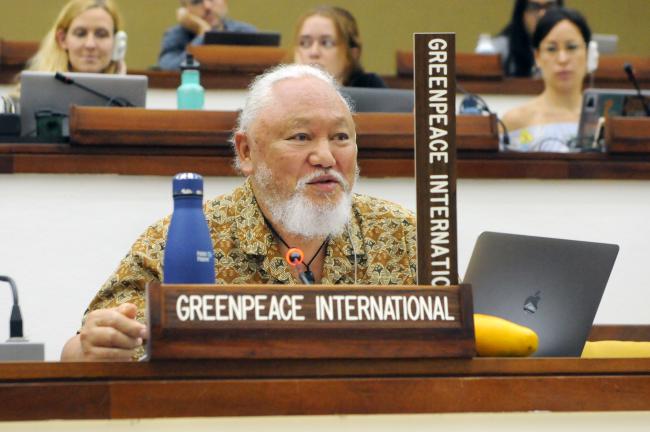 Solomon “Uncle Sol” Kaho‘ohalahala, Greenpeace International