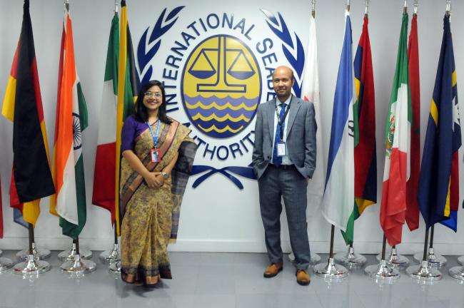 Tamanna Khan, ISA Secretariat, and Mohammad Ahtashamul Haq Khan, Bangladesh