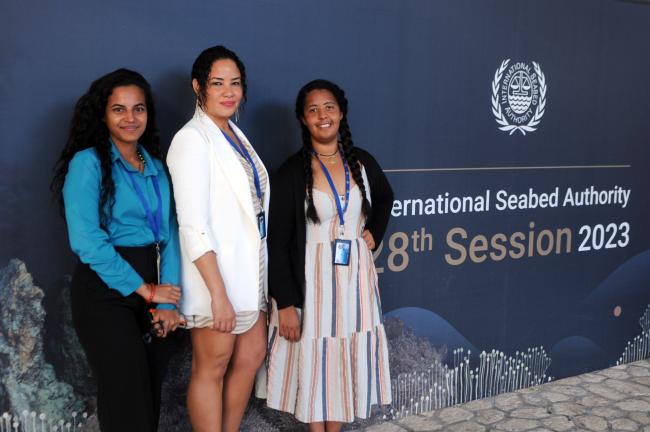 The delegation from Seychelles 