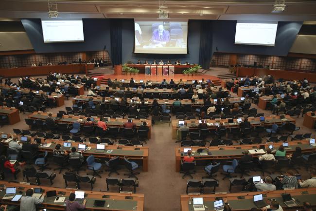 View of the plenary hoto