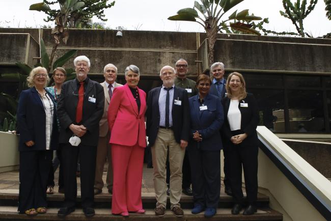 Working Group II Bureau with members of TSU 