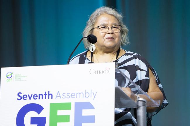 Carleen Thomas,Tsleil-Waututh Nation - GEF7 - 23 Aug 2023 - Photo