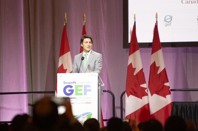 Justin Trudeau, Prime Minister, Canada 1 - GEF7 - 25 Aug 2023 - Photo