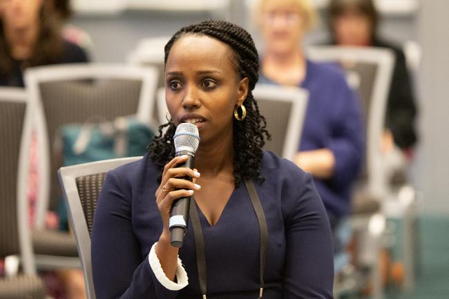 Scovia Ampumuza Faraja, CBD Women’s Caucus, Global Youth Biodiversity Network, Rwanda - GEF7 - 23 Aug 2023 - Photo