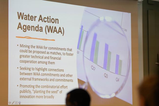 Presentation on the Water Action Agenda - UNWATER38 - 19Aug2023 - Photo