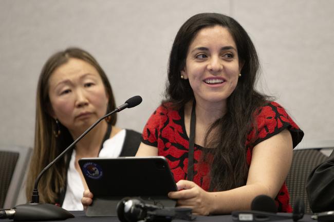 R8- Amelia Arreguin, CBD Women's Caucus Beyond Inclusion- Youth, Women, and Indigenous Peoples as Environmental Leaders - GEF7 - 25 Aug 2023 - Photo