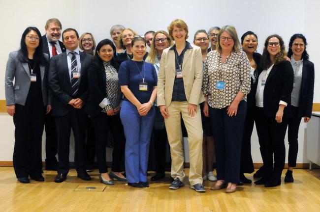 Group photo at the end of the Breakfast on Chemicals and Gender